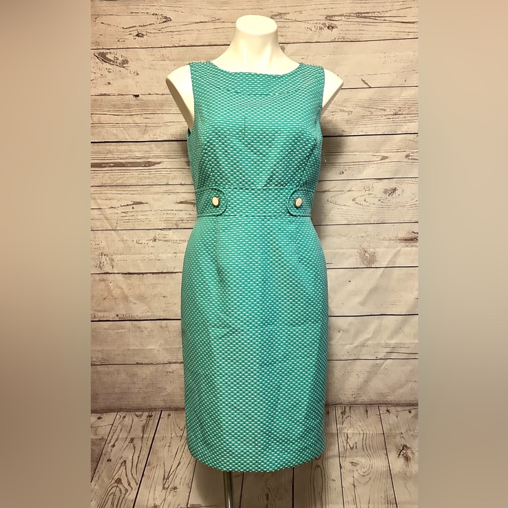 Chelsea Rose Blue White Dress Size 6